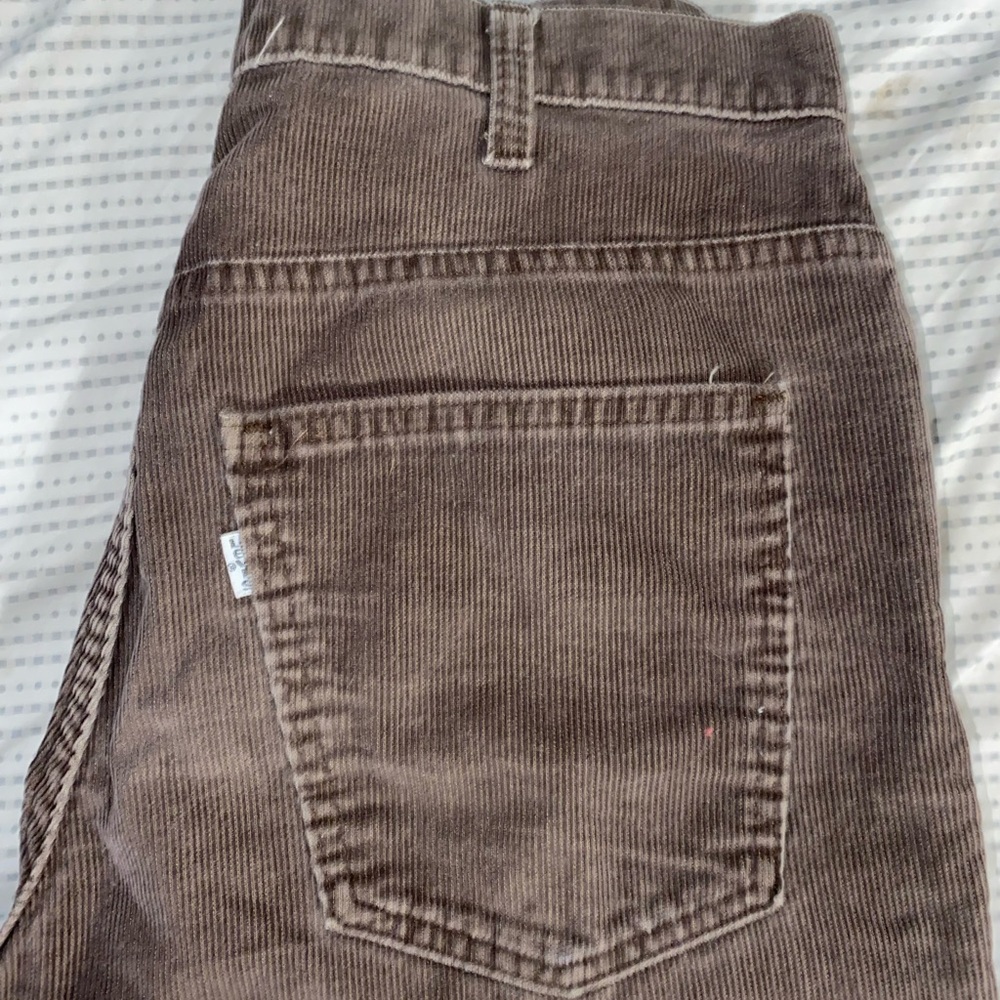 Mens brown corduroy Levi’s